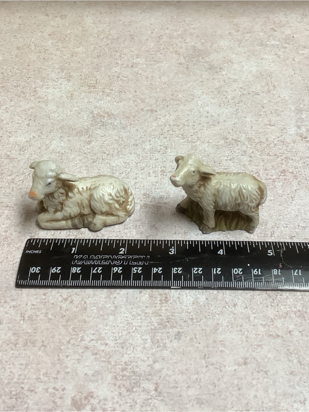 Nativity Sheep Set, Ceramic Sheep For Nativity Set , Christmas Decor - Picture 6 of 8